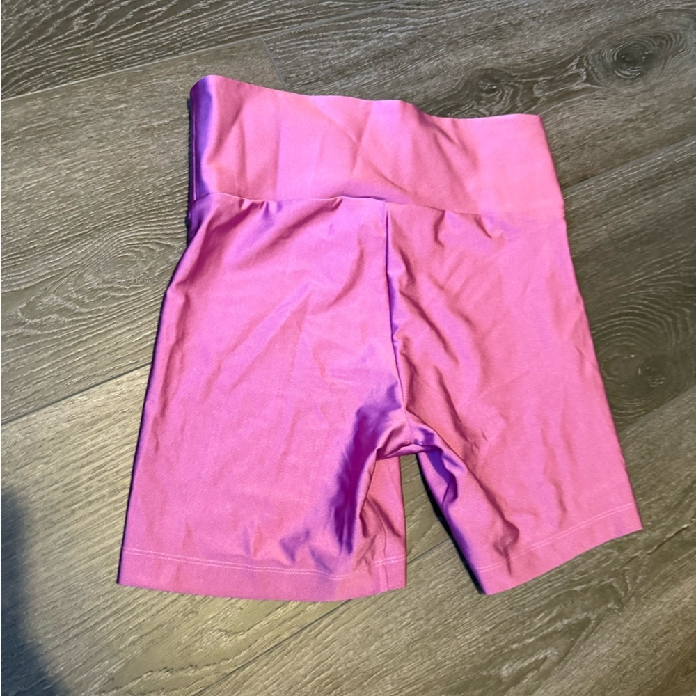 NWT Adidas Originals 3-Stripes Spandex Cycling Shorts- Semi Pulse Lilac - MED - Picture 8 of 13